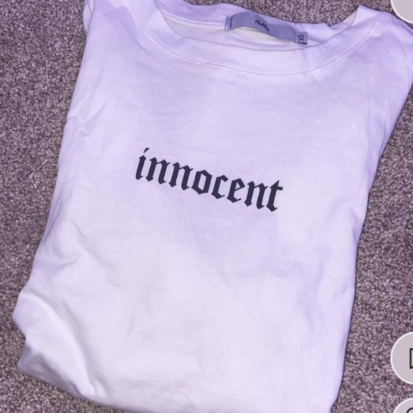 Adika Long Sleeve White Innocent Shirt / Tee - Picture 2 of 3